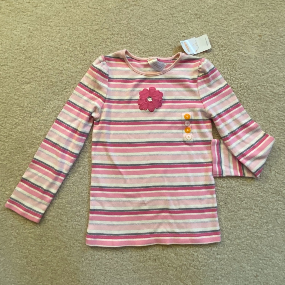 NWT.  Gymboree Striped Long Sleeve Shirt.  Size 6
